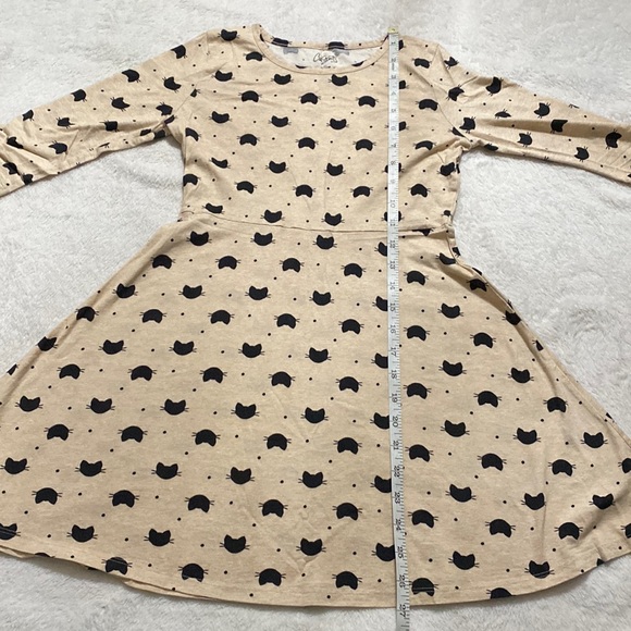 City Streets cat print dress (M 10/12) - Picture 7 of 11